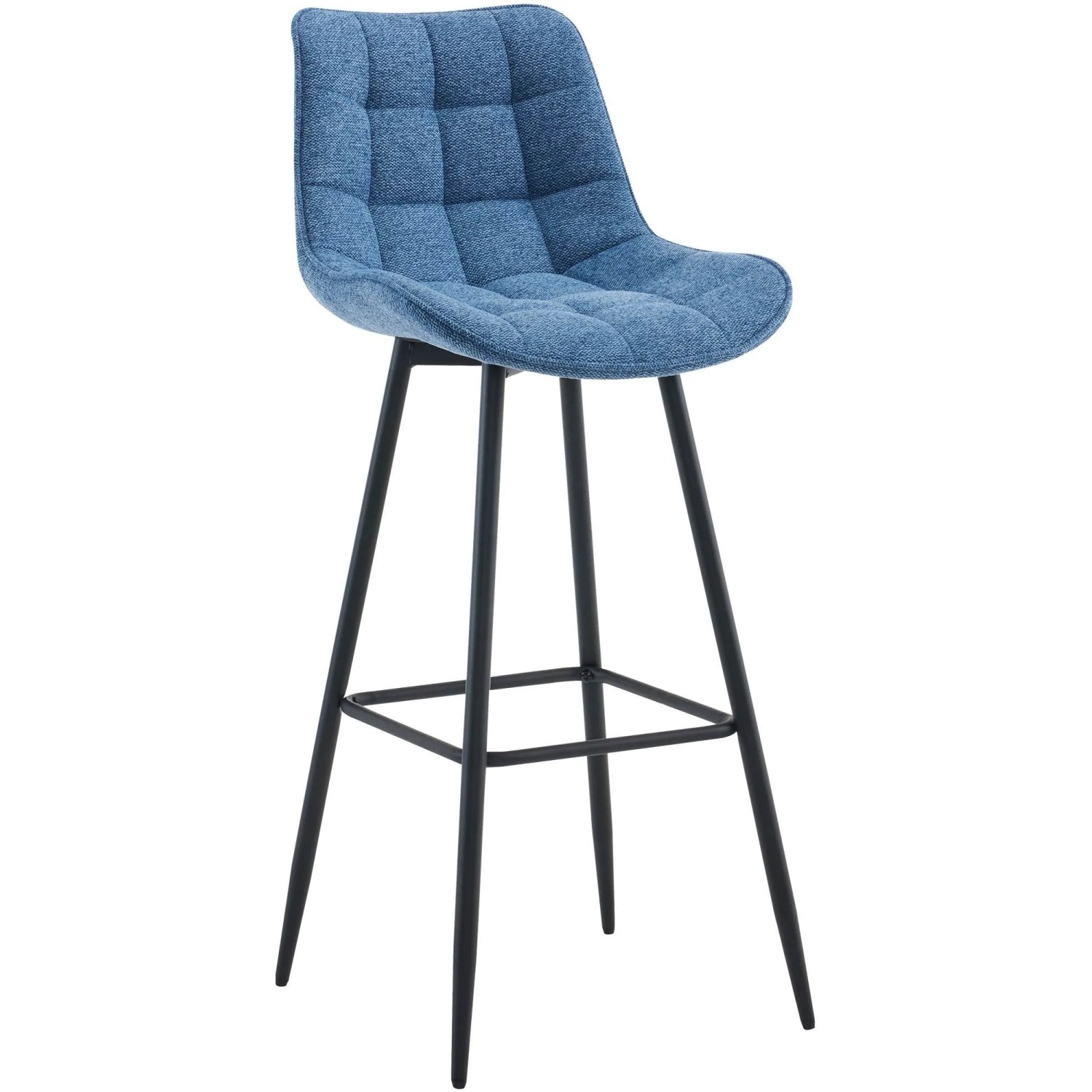 CLP Barhocker Dartford blau/Stoff