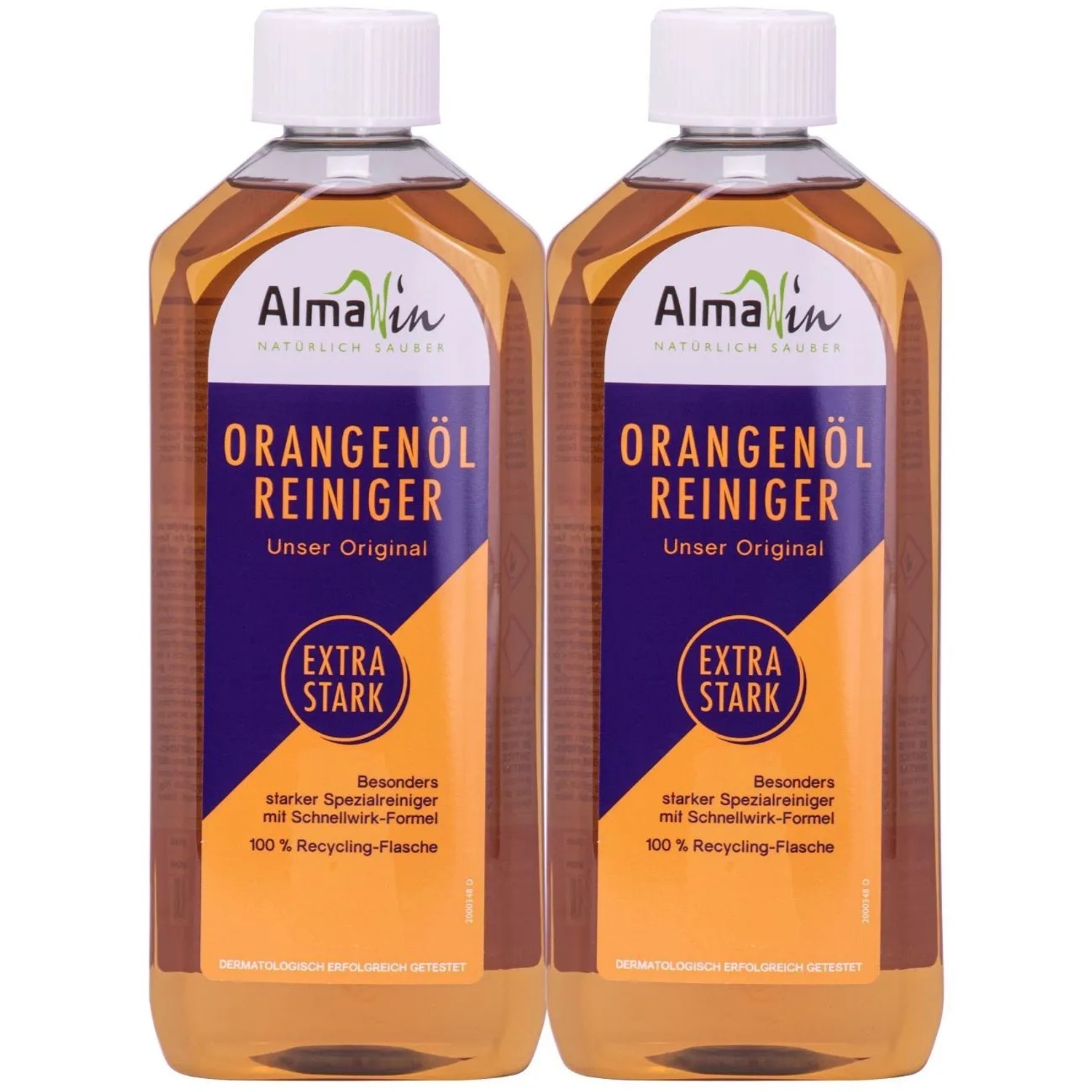 Almawin Orangenölreiniger Extra Stark 2 X 500 ml Konzentrat Kunststoff