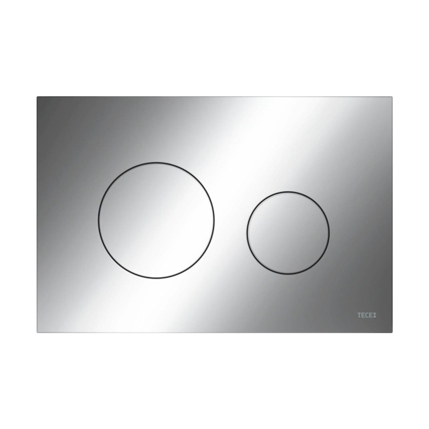 Bad Land WC SET Vorwandelement TECEbase + Toilette ROLO Weiß + Platte Rund in Chrom_5