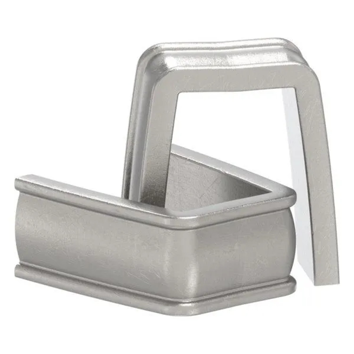 FeNau Bund 100 Stück Material 16x4 mm Innenmaß 19x32 mm Stahl Roh S235JR