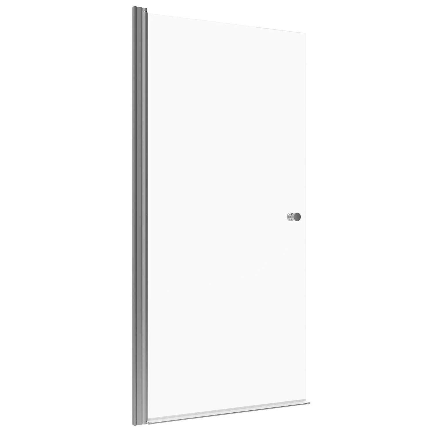 Aquabatos Dusch-Drehtür Schwingtür Walk In Duschwand 95 x 197 cm Duschtür 6 mm Nano Sicherheitsglas Glaswand Duschabtren...