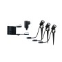 Paulmann Plug & Shine Basis-Set mit 3 Spots, Trafo und Kabel für Außenbeleuchtung.