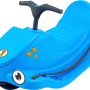 KHW Snow Quad Schlitten Iceblue mit Lenker und Stickern für Kinder ab 3 Jahren.