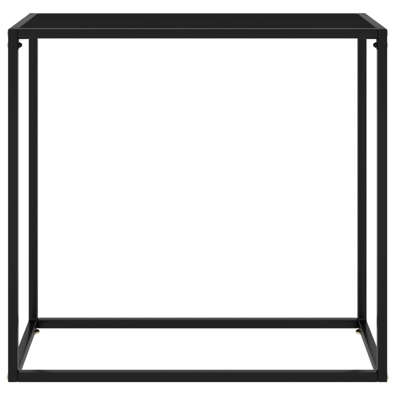 Konsolentisch Schwarz 80x35x75 Cm Hartglas günstig online kaufen