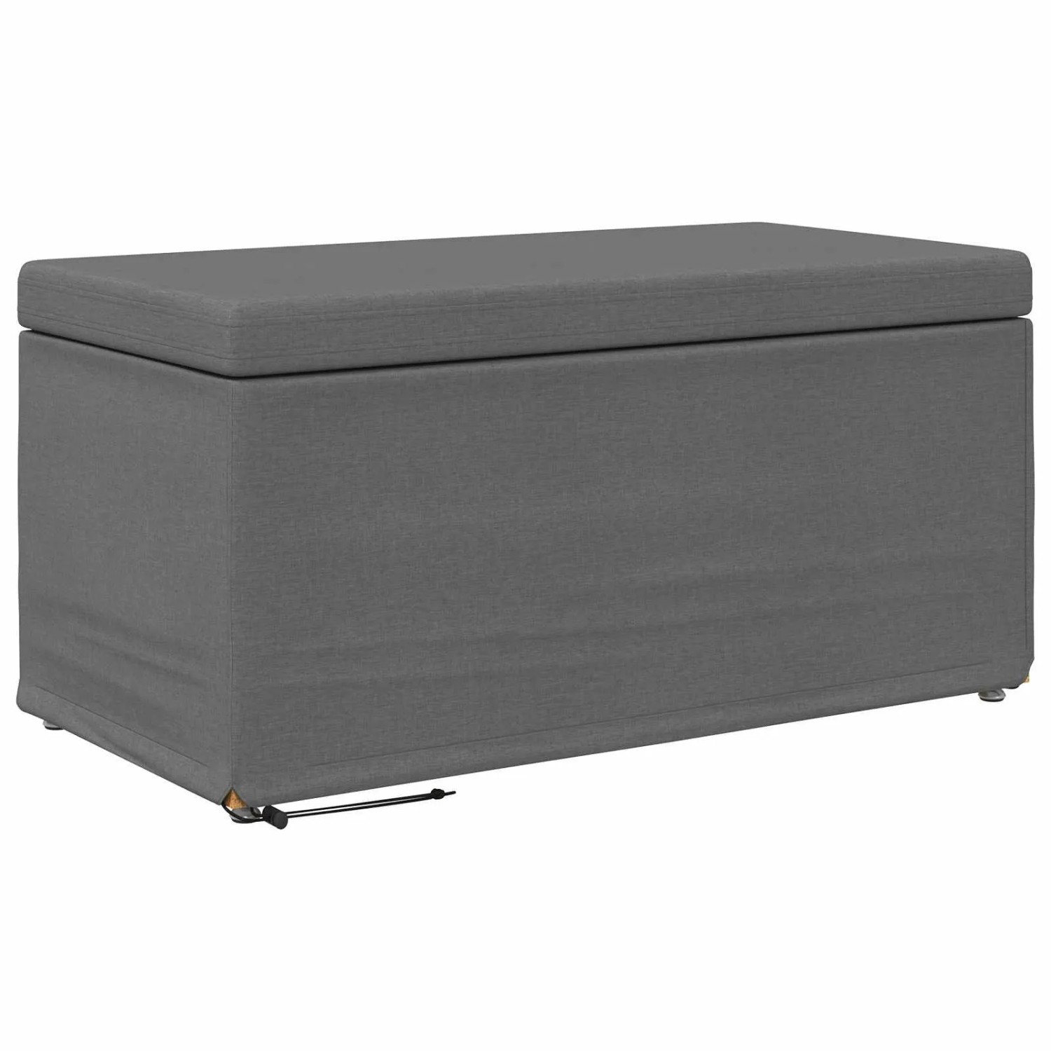 vidaXL Hocker Dunkelgrau 81 x 41 x 40 cm Stoff und Pressholz 876774
