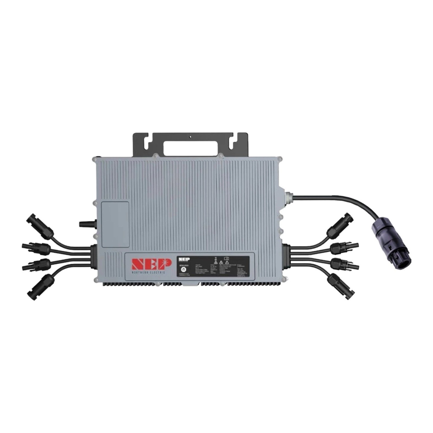 Jet-Line Micro Wechselrichter NEP BDM 1600 W Drosselbar auf 800 W für Balkonskraftwerk mit WiFi