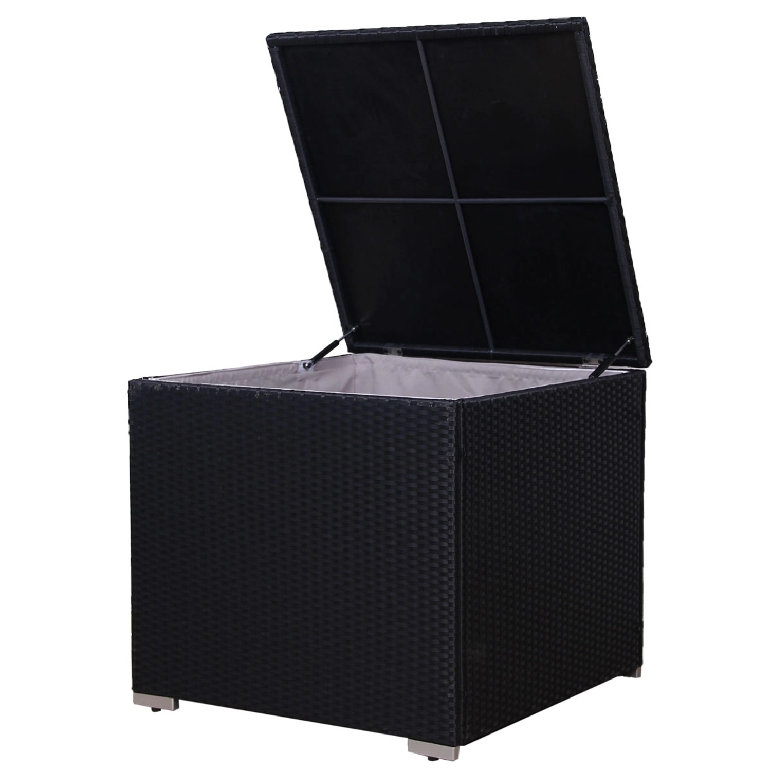 SVITA Auflagenbox Polyrattan Gartenbox Erweiterung Box Lugano/California Sc günstig online kaufen
