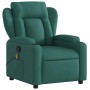 vidaXL Massage-Relaxsessel Dunkelgrüner Stoff 3206003_3