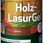 Holz-LasurGel Nussbaum 2,5l für Zäune und Pergolen. Holzlasur für den Außenbereich.