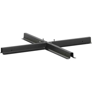 Siena Garden Stahlkreuz für Schirme, pulverbeschichtet, zur Beschwerung mit Granitplatten (nicht enthalten).