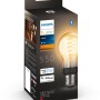 Philips Hue E27 Filament Lampe, A60, 550 lm, im Einzelpack. Vintage LED-Leuchtmittel für warmweißes Licht.