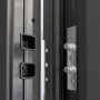 Detailaufnahme: Anthrazitfarbene Splendoor Wohnungseingangstür BARI ACOUSTIC mit Verriegelung