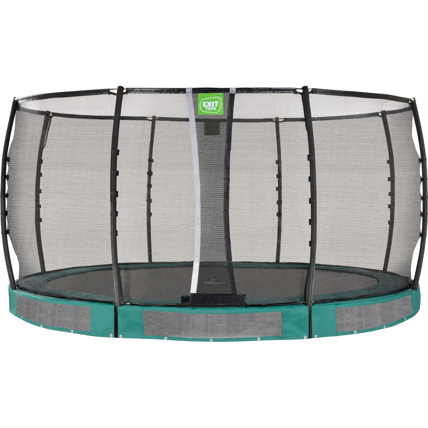 EXIT Allure Premium Bodentrampolin Ø 427 cm Grün günstig online kaufen