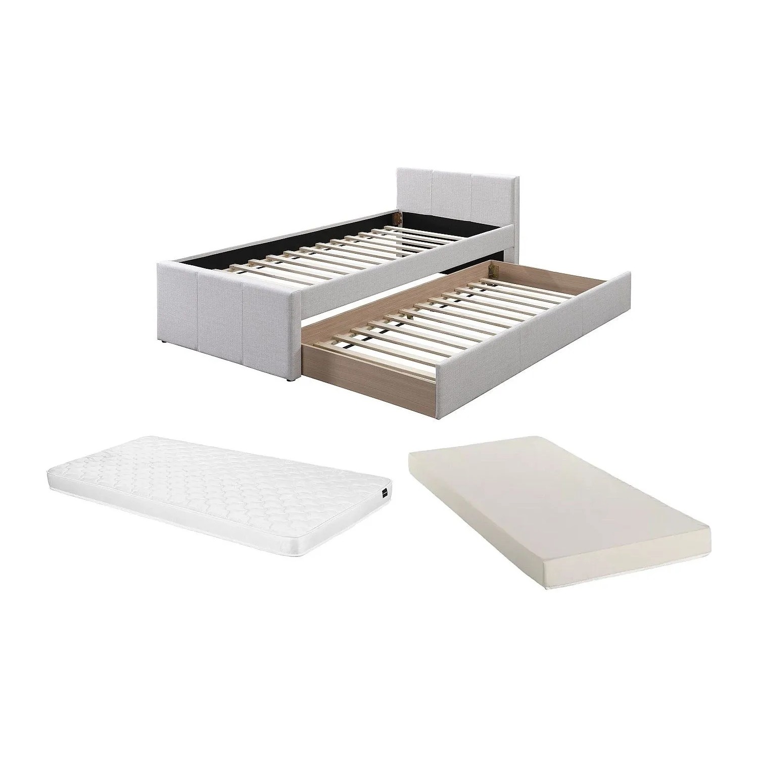 Vente-unique Bettrahmen Doritalo Beige 208.5 cm