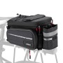 Wiltec Gepäckträgertasche Schwarz 20L Fahrradtasche Gepäckträger Gepäcktasche