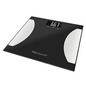 medisana BS 475 schwarz Körperanalysewaage bis 180 kg Personenwaage Körperfett