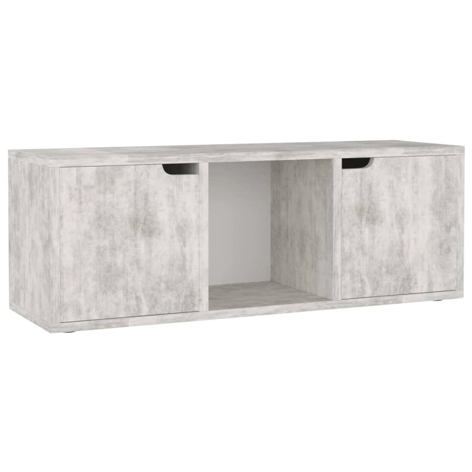 Tv-schrank Beton-optik 88,5x27,5x30,5 Cm Spanplatte günstig online kaufen