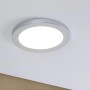 Paulmann LED-Einbaupanel 2in1 Cover-it Chrom, runde Deckenleuchte mit Chromrahmen.