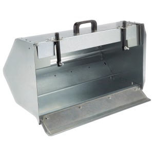 Texas Kehrgut-Sammelbehälter 55 l für Handy Sweep Kehrmaschinen, Metall.