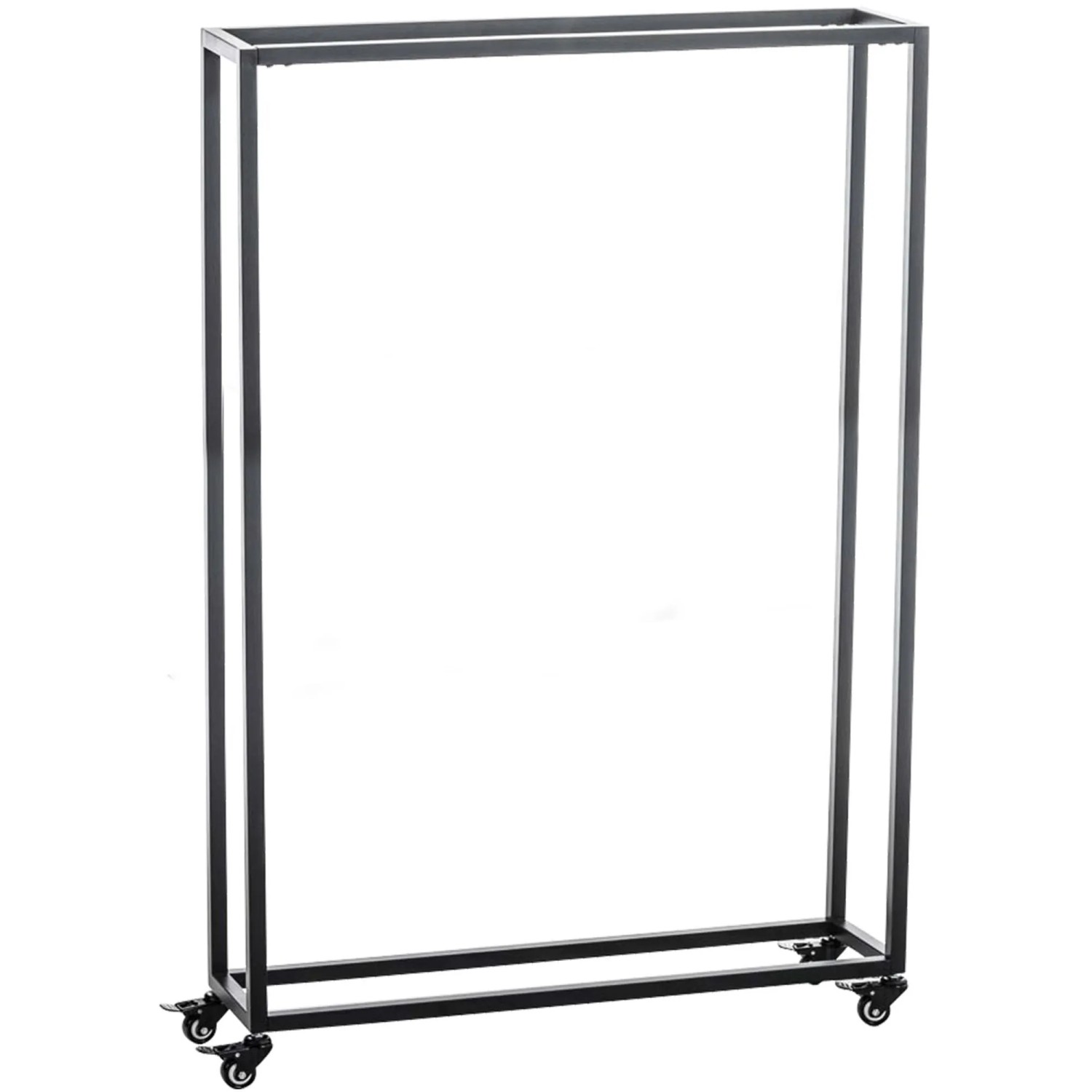 DELUKE Kaminholzregal Innen Metall BETTA Mit Rollen 25x80x150 Brennholzregal Innen Kaminholzständer Feuerholzregal Wohnzimmer