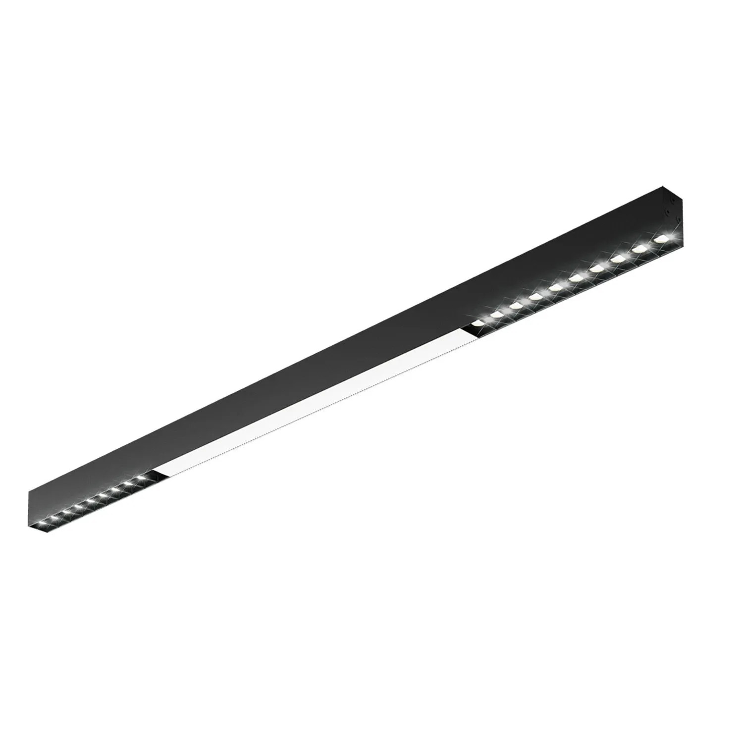 NETTLIFE LED Deckenleuchte aus Metall L107cmSchwarz-2