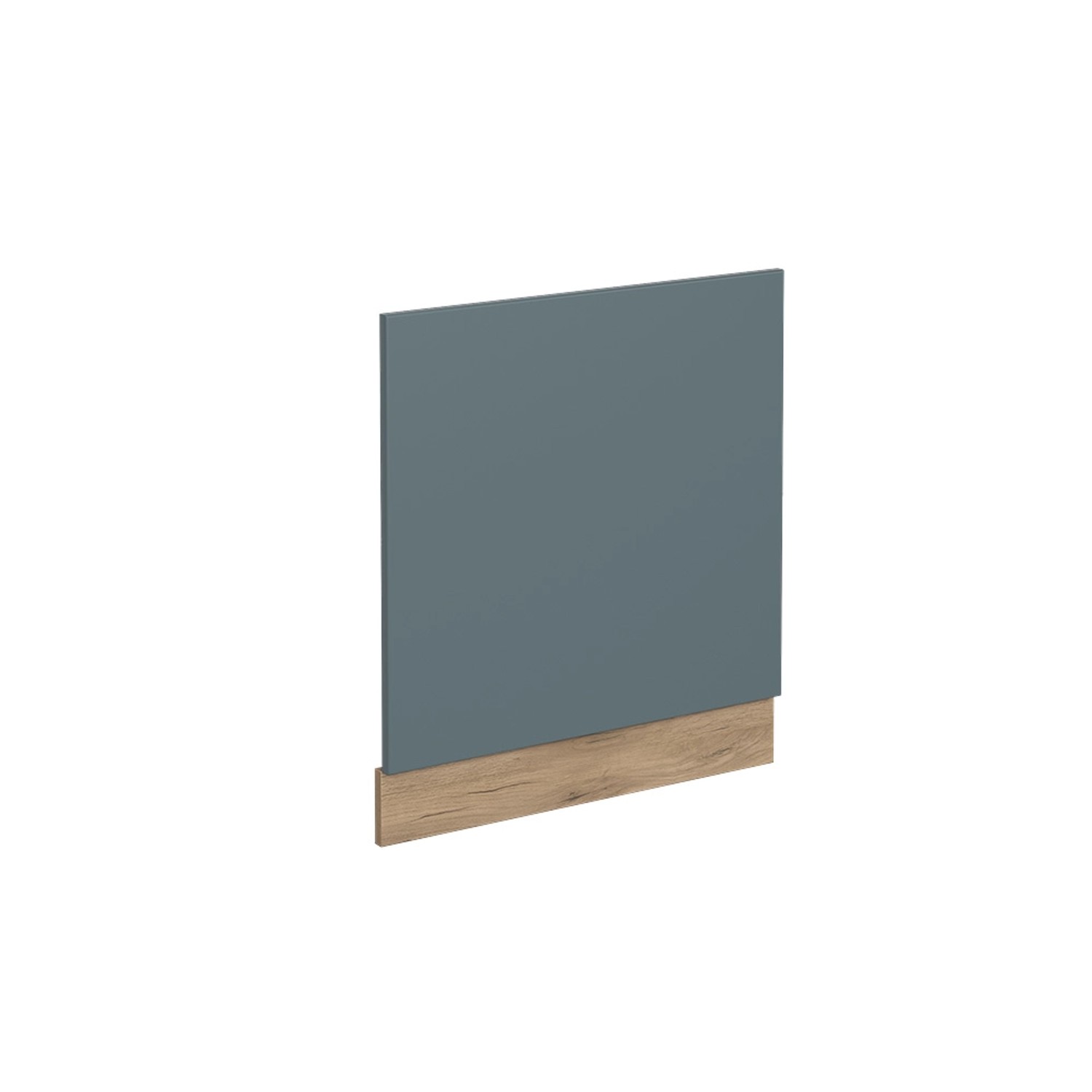 Vicco Frontblende R-Line Blau-Grau/Goldkraft Eiche 60 cm ohne Arbeitsplatte