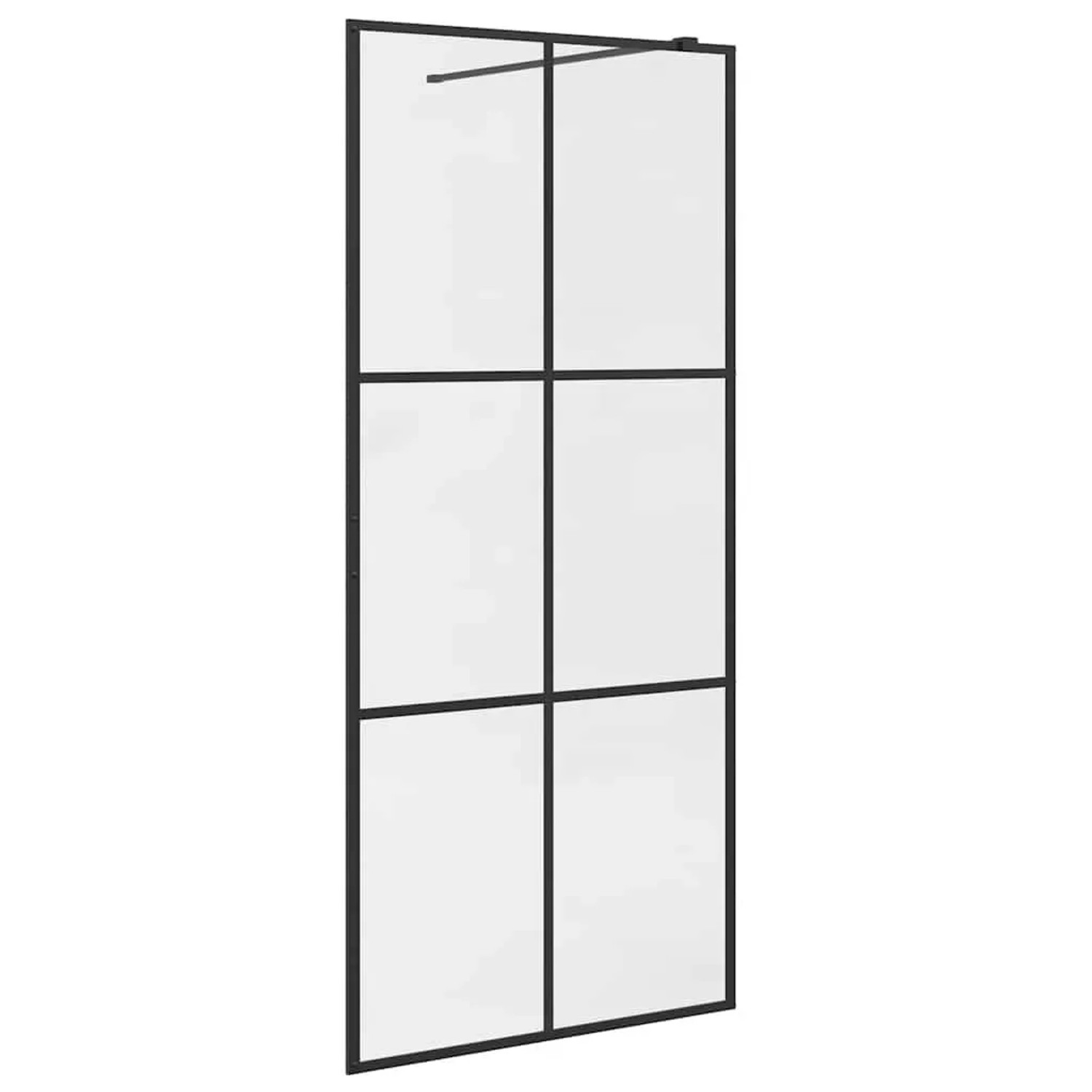 vidaXL Duschwand für Begehbare Dusche mit Klarem ESG Glas 90x195 cm 151024