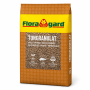 Floragard Blähton/Tongranulat 25L Beutel. Brauner Sack mit gelbem Logo, zeigt Tonkügelchen für Hydrokultur & Drainage.