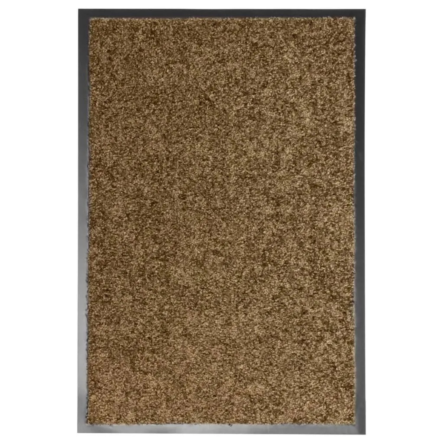 vidaXL Fußmatte Waschbar Braun 40x60 cm 323433