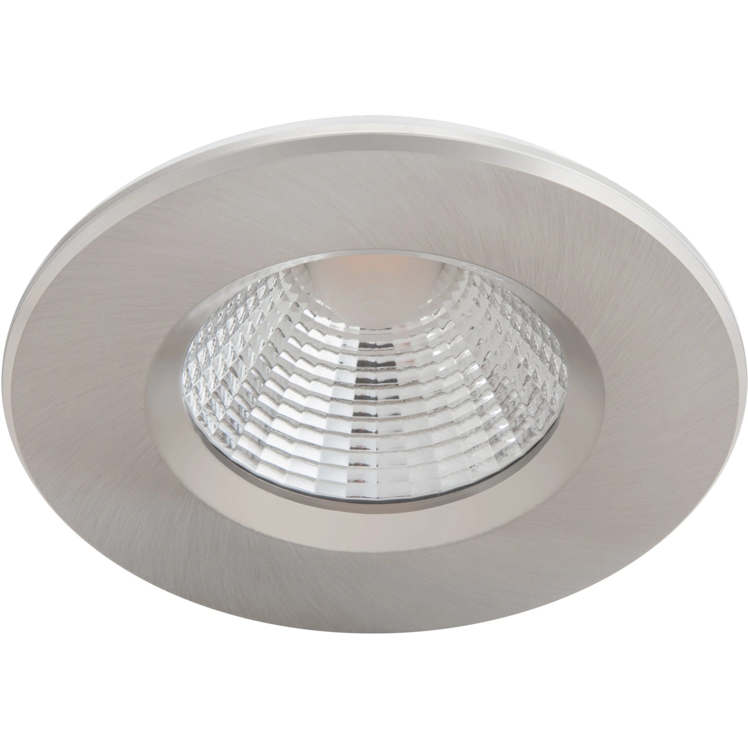 Runder Philips LED-Einbauspot Dive in Nickel, 5,5 W, 2700 K, IP65.