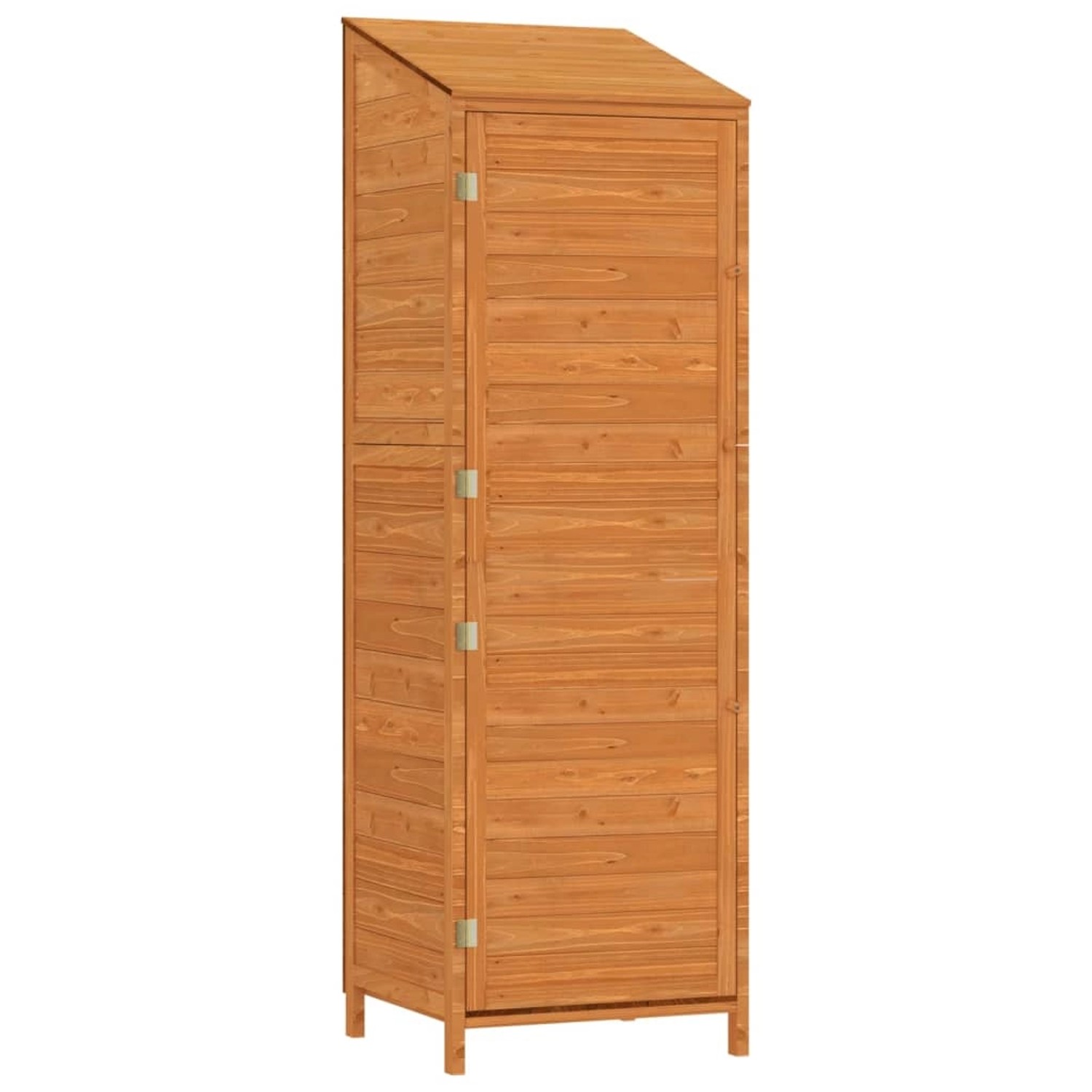 vidaXL Geräteschuppen Braun 55x52x174,5 cm Massivholz Tanne 1156738