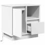 vidaXL Nachttisch mit Schubladen Weiß 50 x 34,5 x 50 cm Holzwerkstoff 869578
