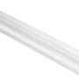 Kunststoff Viertelstab in Esche-Weiß Optik, 14x14x2500mm, für Wand- und Bodenabschluss.