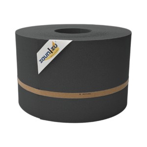 zaunzu Sichtschutz Premium, Anthrazit, 50m Rolle für Doppelstabmattenzaun.