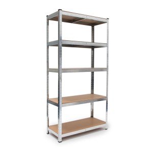 Relaxdays Schwerlastregal Metall Verzinkt Belastbar 180 cm x 90 cm x 40 cm