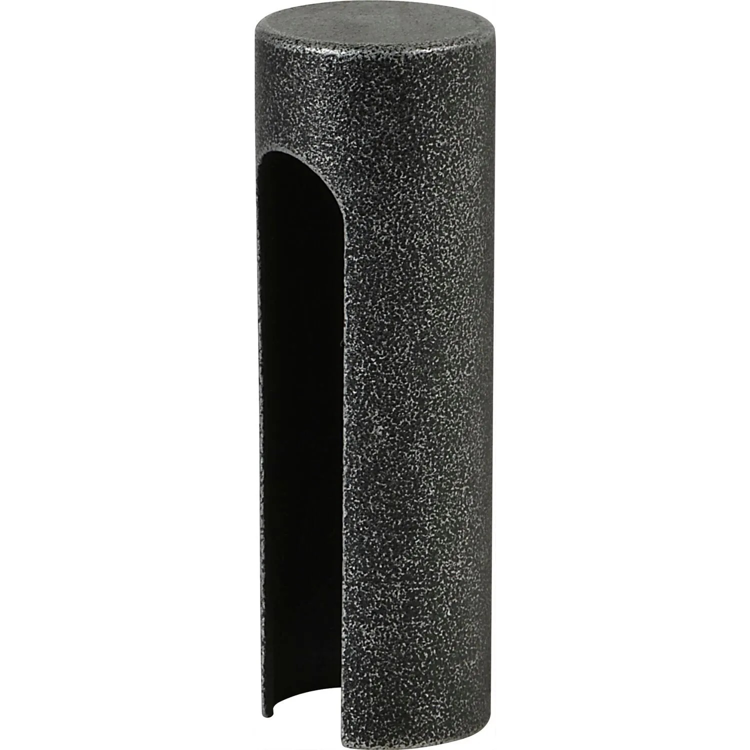 Halcö Aufsteckhülse Flachrund Band ø 15mm Bandhöhe 92mm Verzinkt Schwarz Passiviert