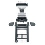 Explosionszeichnung des Severin Standgrills PG 8139 Sevo Smart Control GTS, zerlegt in Einzelteile.