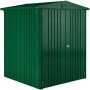 Biohort Metall-Gerätehaus Europa, dunkelgrün, 2,4 m², mit Tür. Gerätehäuser für den Garten.