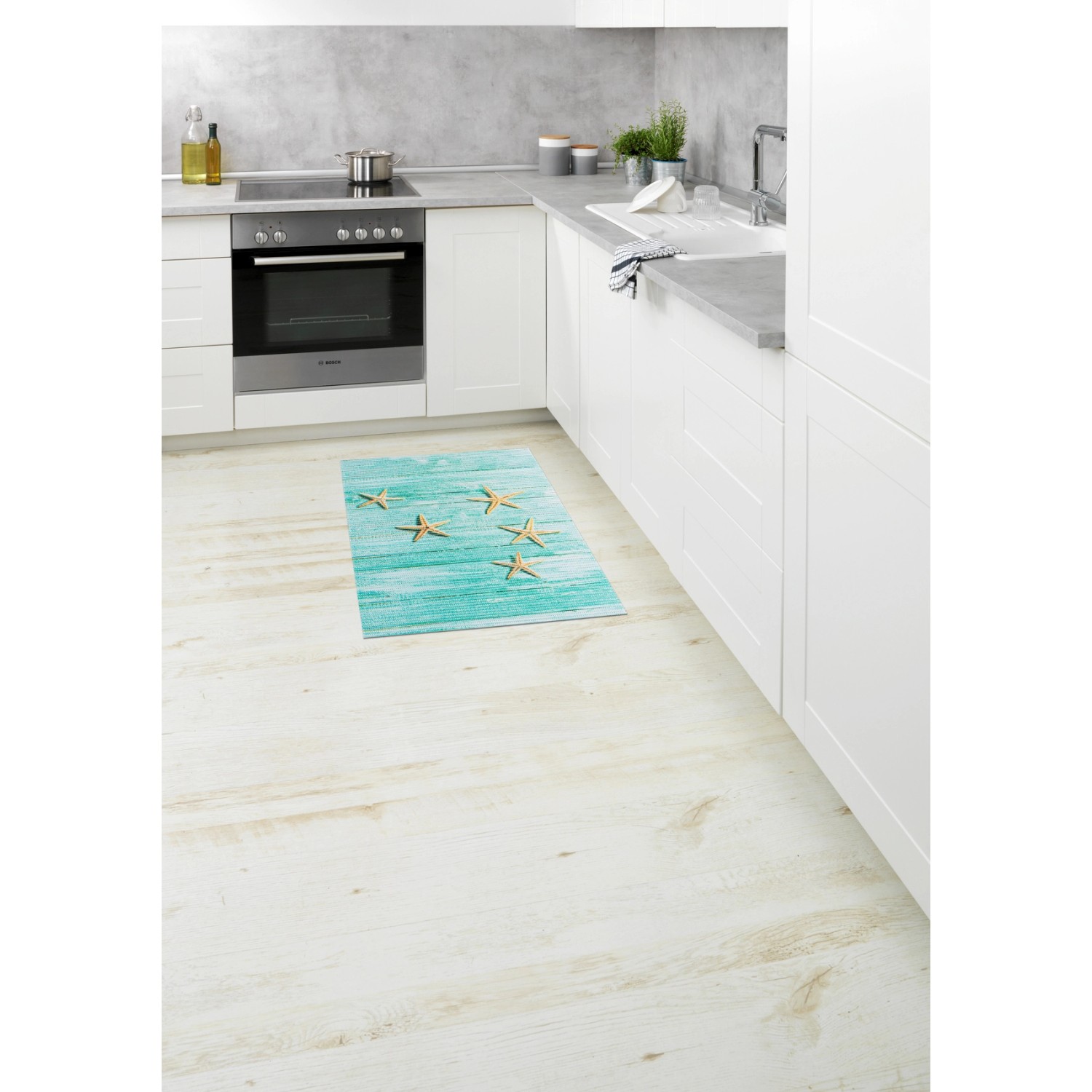 Wenko Badematte Mediaster 50 x 80 cm Kunststoff Mehrfarbig