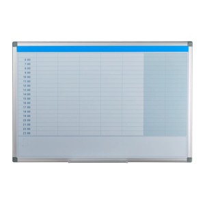 Relaxdays Whiteboard Planer Eisen Weiß Magnetisch Abwischbar 60 cm x 90 cm x 5 cm 2,1 kg