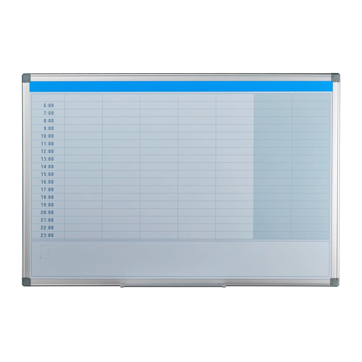 Relaxdays Whiteboard Planer Eisen Weiß Magnetisch Abwischbar 60 cm x 90 cm x 5 cm 2,1 kg