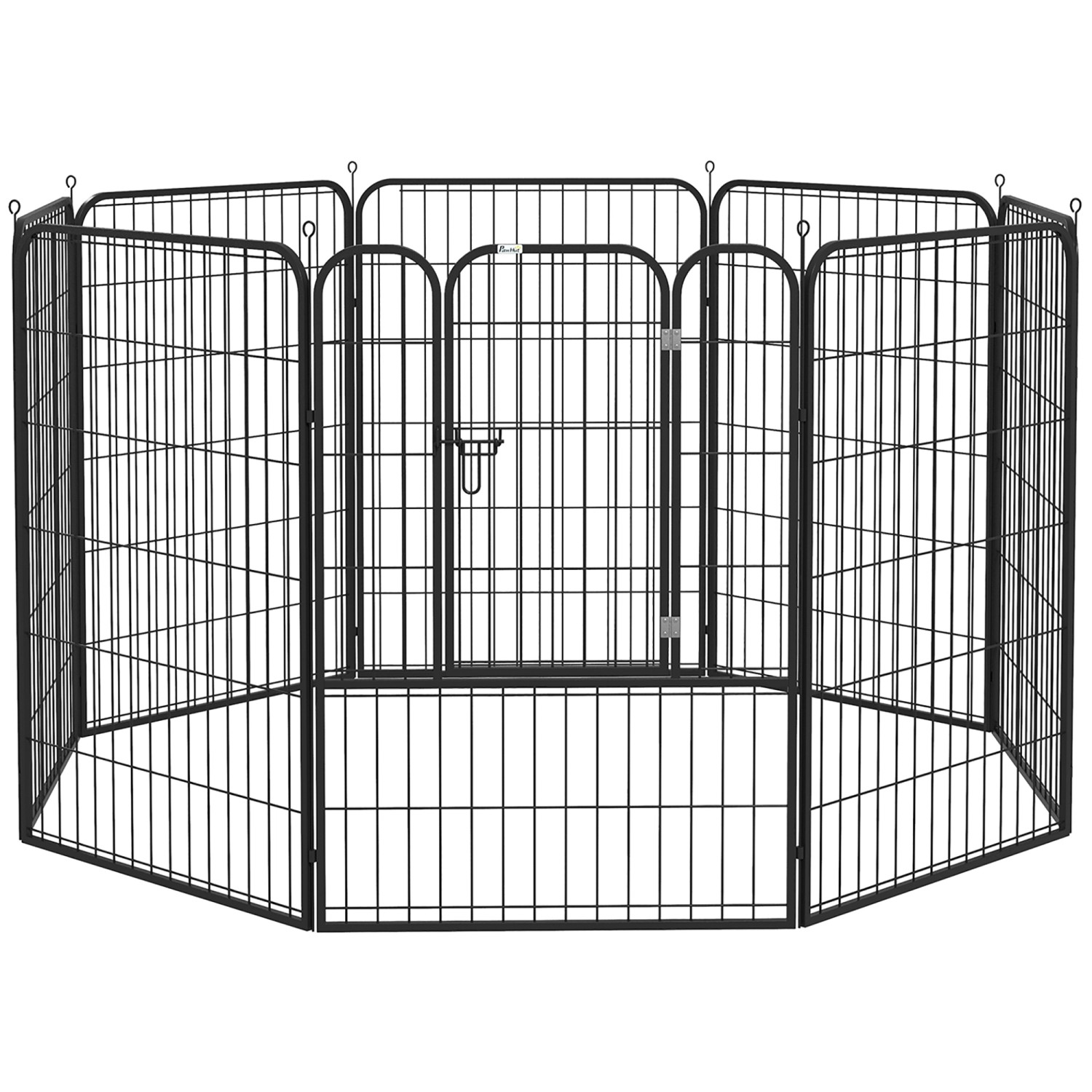 PawHut Freigehege Individuell Gestaltbare Form mit Tür 80 x 100cm