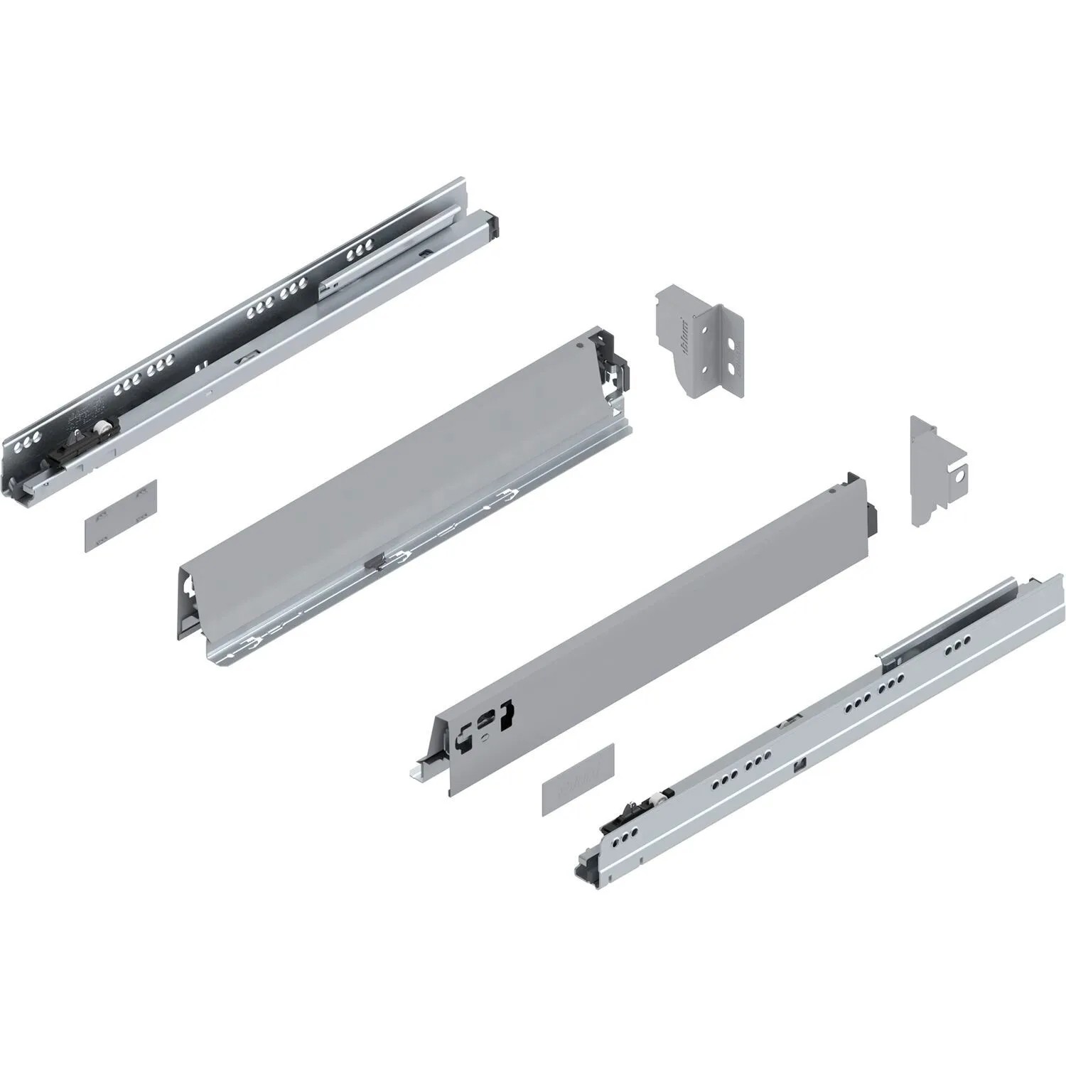 Blum Tandembox antaro N Vollauszug Blumotion 450 mm 30 kg Grau