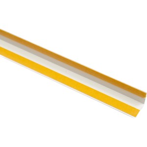 Weiße, selbstklebende Winkelleiste 20x20 mm, 2,5 m lang, für Fenster und Ecken.