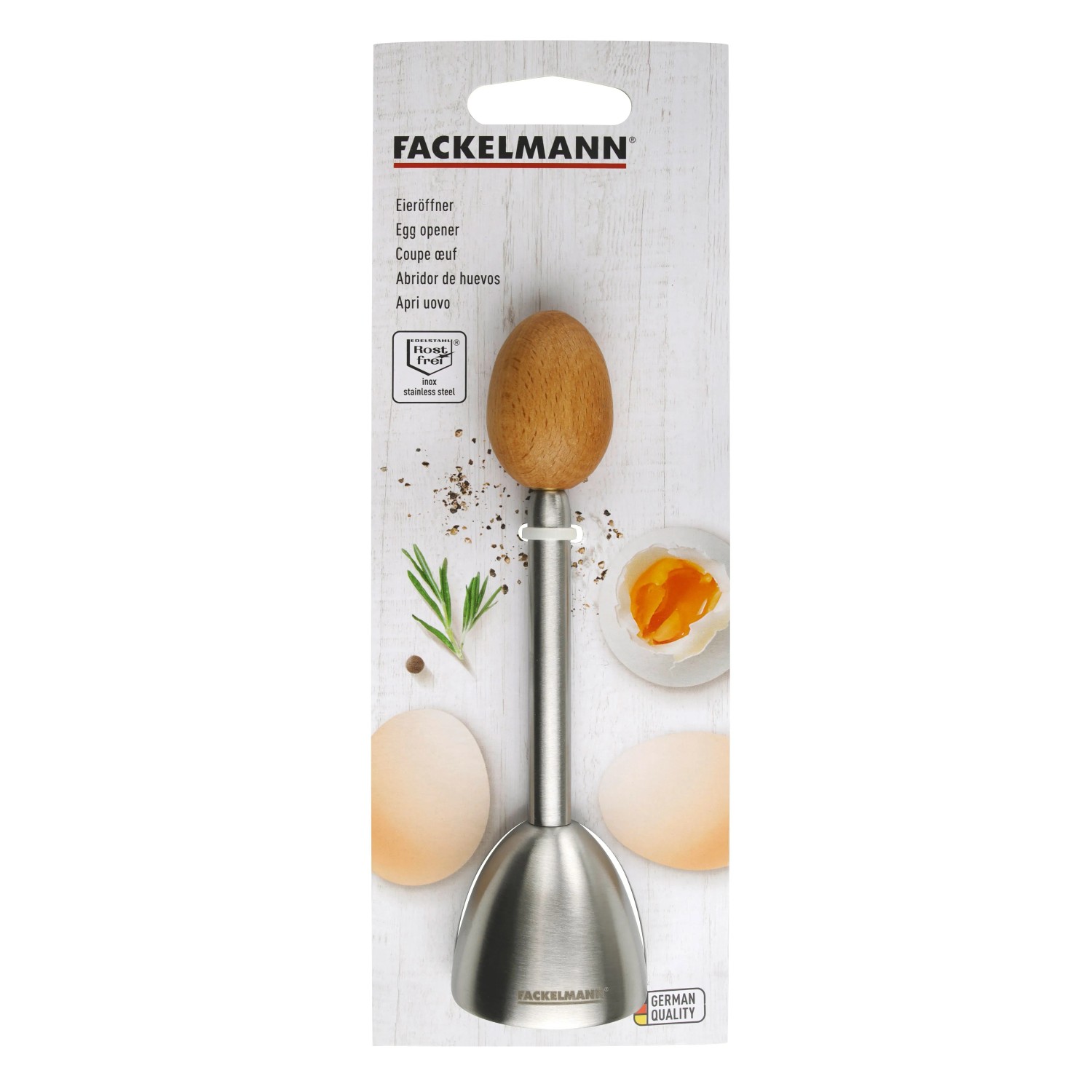 Eierlöffel Set Fackelmann Eierlöffel – 6 Stück, 14 Cm, Weiß, Praktisch Für Frühstück & Co