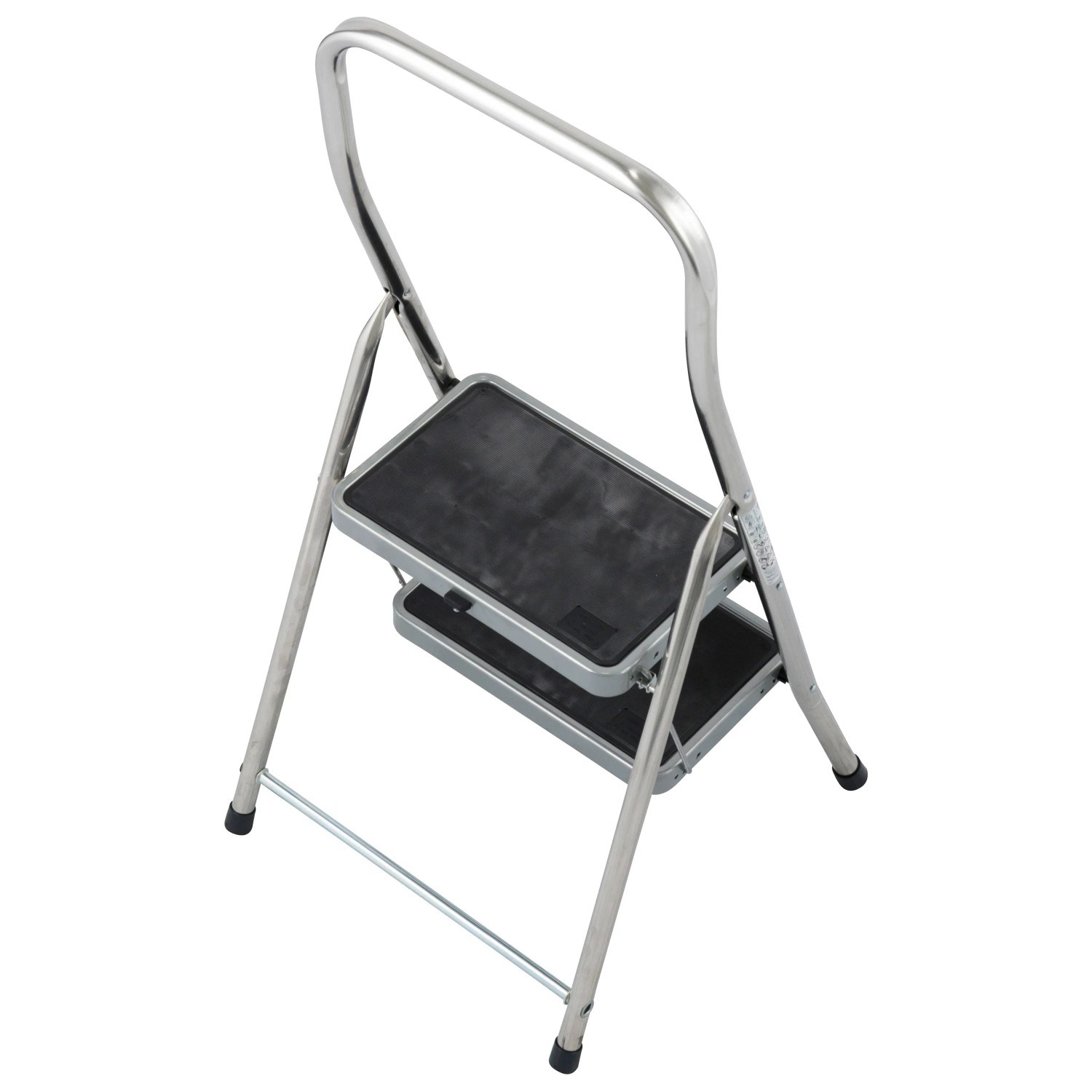 Krause Klapptritt Toppy XL mit 2 Stufen und Sicherheitsbügel. Ideal für den Innenbereich.