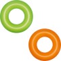 Bestway Schwimmringe Frosted, Ø 91 cm, in Grün und Orange, aus PVC mit Sicherheitsventil.
