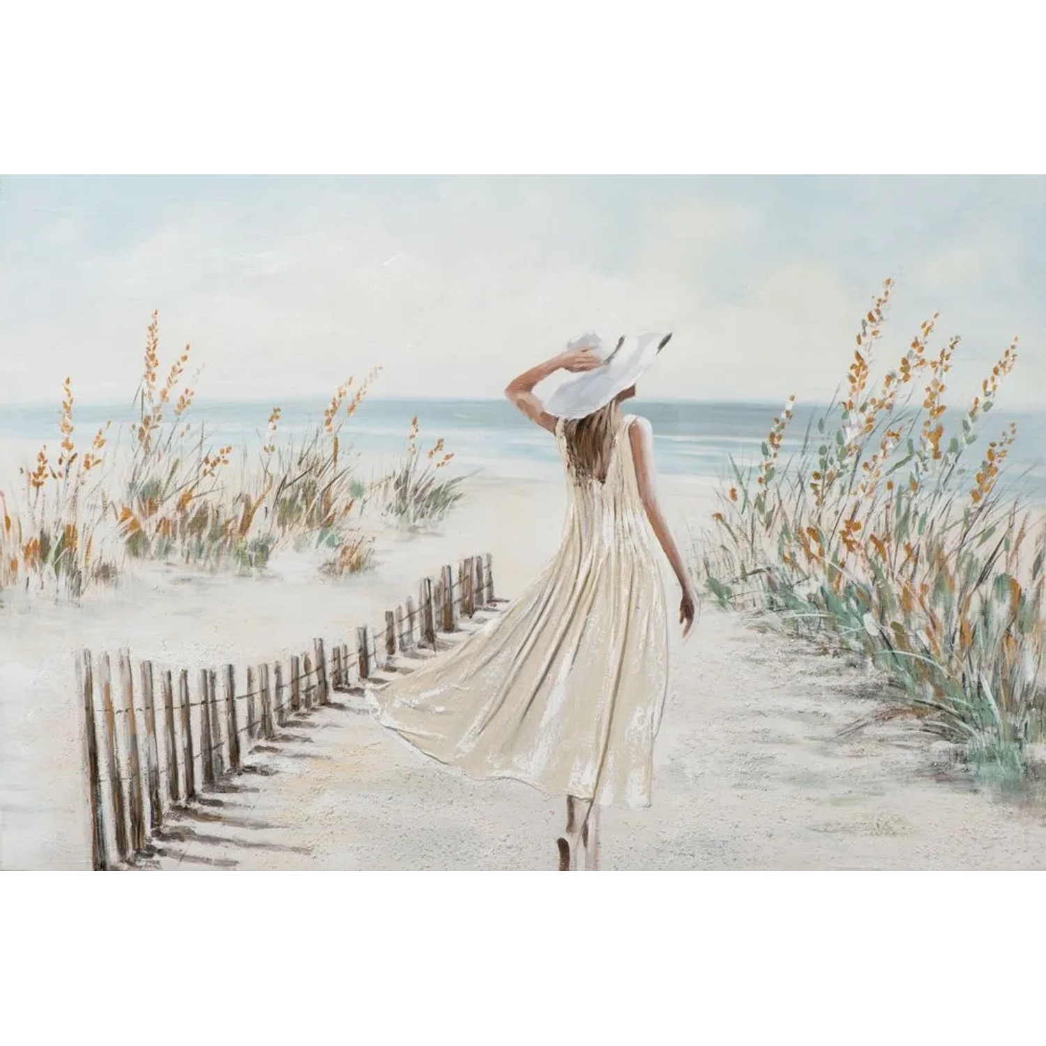 Art Universe Leinwandbild Schönheit am Meer 80 x 120 cm