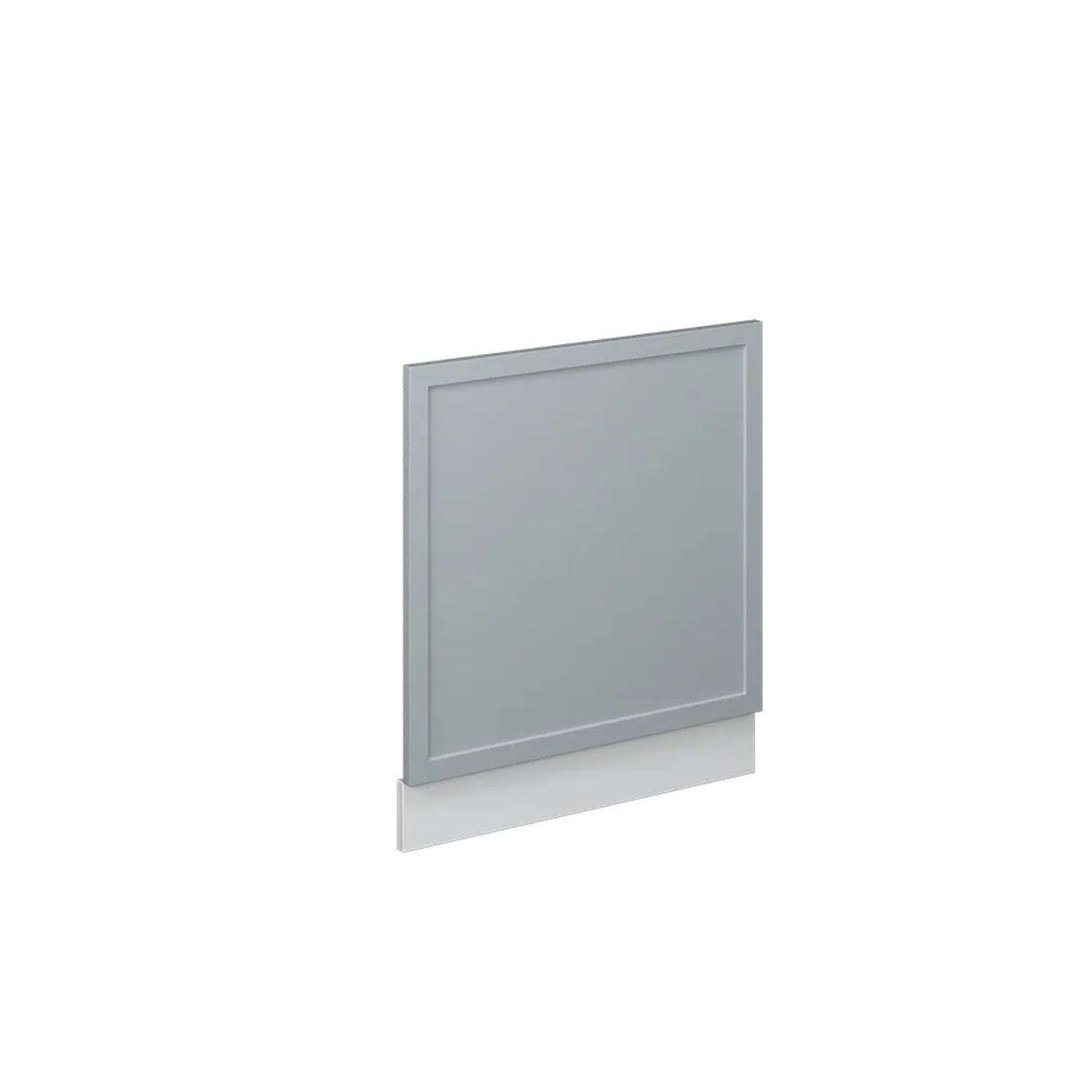 Vicco Frontblende Fame-Line HellBlau-Grau 60 cm ohne Arbeitsplatte mit Weiß Korpus