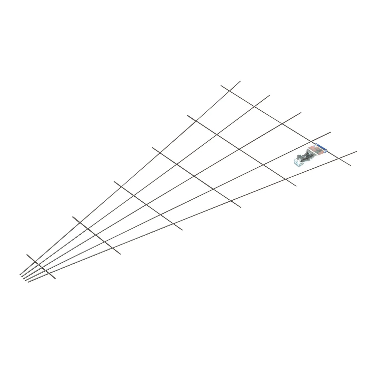 OBI Fächerspalier 150 cm x 75 cm Braun